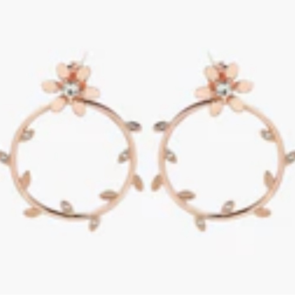 Puravida rose gold earrings